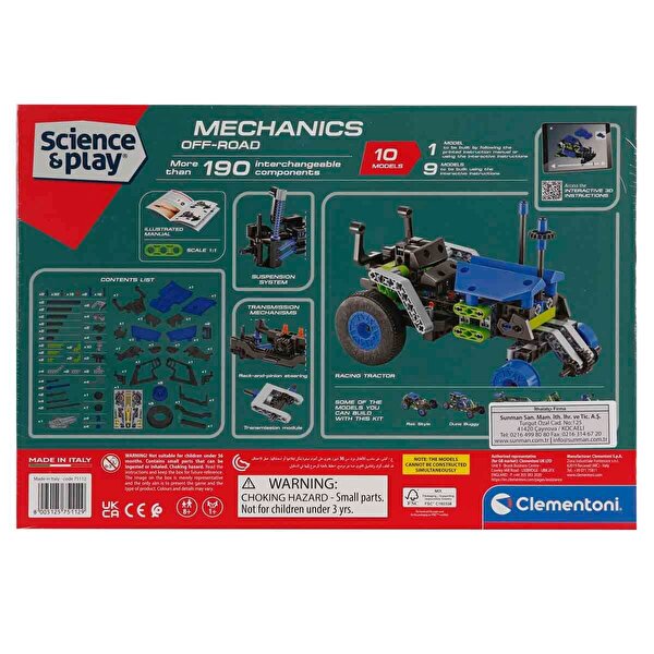Clementoni Bilim ve Oyun: Mechanics Off-Road