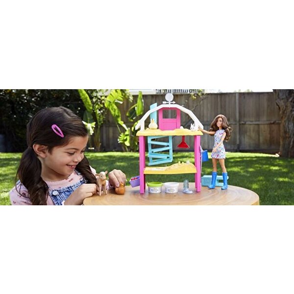 Barbie Eğlenceli Çiftlik Hayatı Oyun Seti HGY88