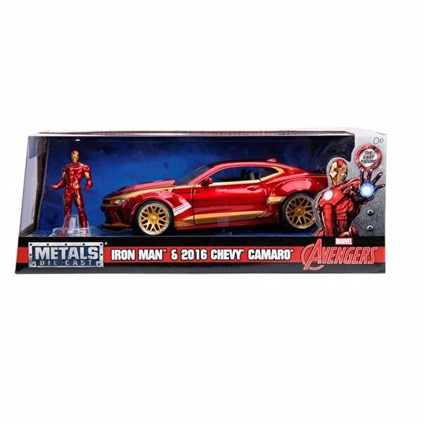 Marvel Iron Man 2016 Chevy Camaro Ss 1:24