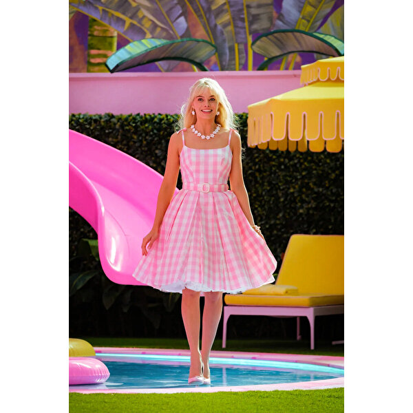 Barbie Movie Pembe Elbiseli Bebek