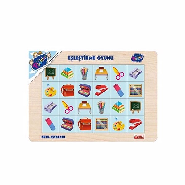 Ahşap Eğitici Eşleştirme Oyunu Karışık 2