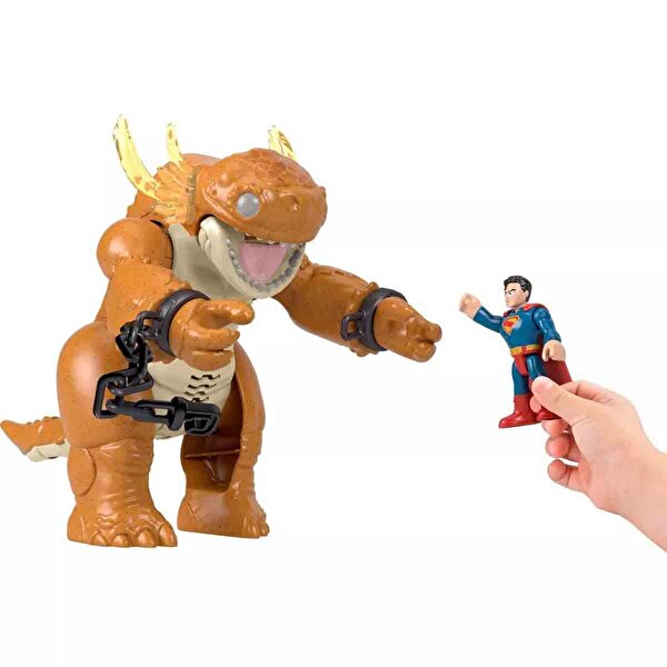 Imaginext Sesli ve Işıklı Superman Aksiyon Figürü Oyun Seti JDL07