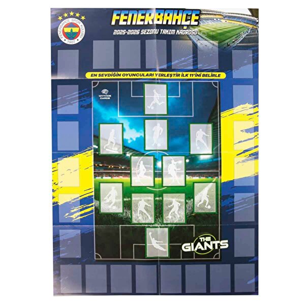 Fenerbahçe The Giants 2025-2026 Sezonu Poster ve Çıkartma Seti