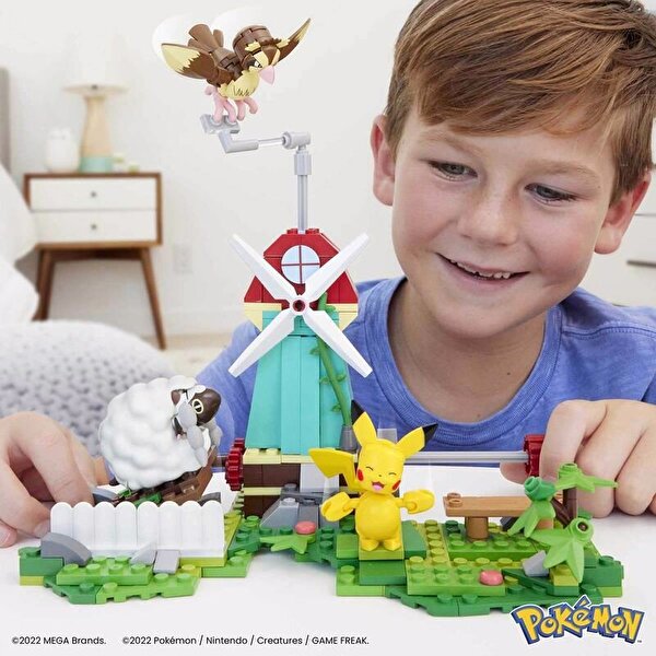 Mega Bloks Pokemon Yel Değirmeni Kasabası Seti HKT21