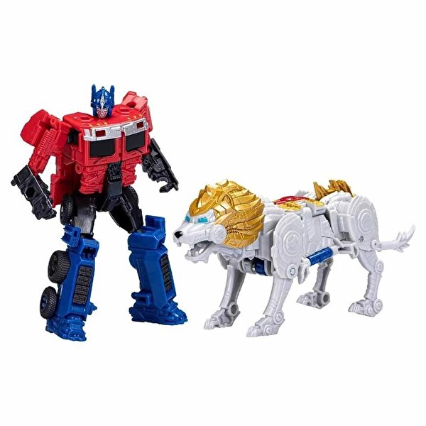 Transformers Rise Of The Beats Optimus Prime ve Lionblade F4622