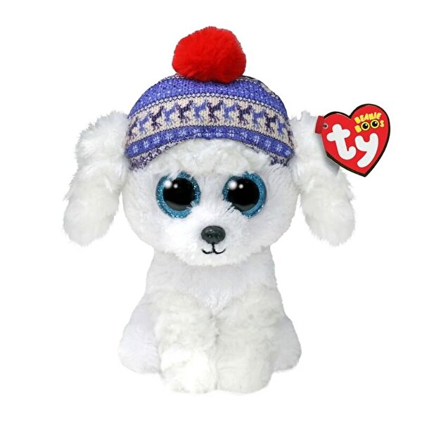 Ty Beanie Boos Sleighbell Beyaz Köpek 15 Cm