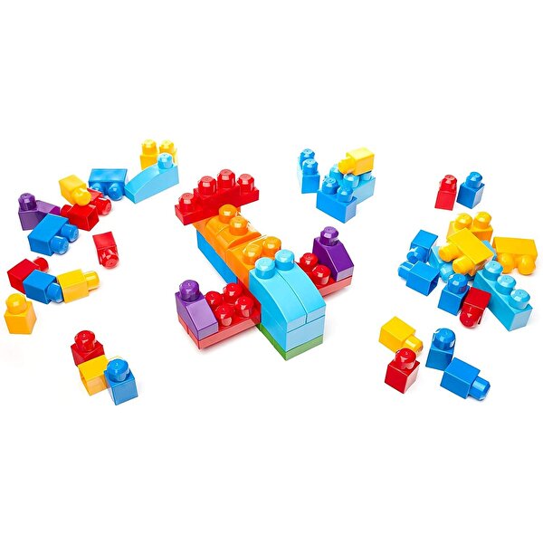 Mega Bloks 60'lı Blok Torbalar Mavi DCH55