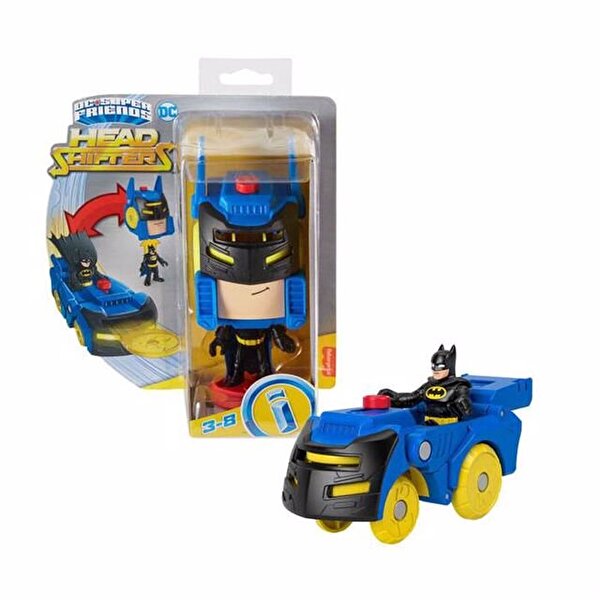 Imaginext Dc Super Friends Head Shifters Serisi Batman Mavi HGX91