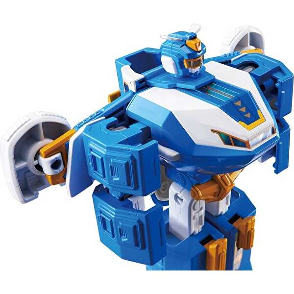 Harika Kanatlar Işıklı Tino ve Mini World Aircraft Robot 2’si 1 Arada Dönüşen Set