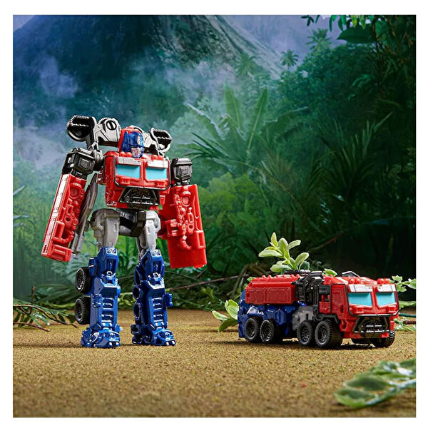 Transformers Rise Of The Beats Optimus Prime ve Lionblade F4622