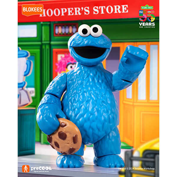 Blokees Sesame Street preCOOL S1 Figür Yapım Seti Cookie Monster