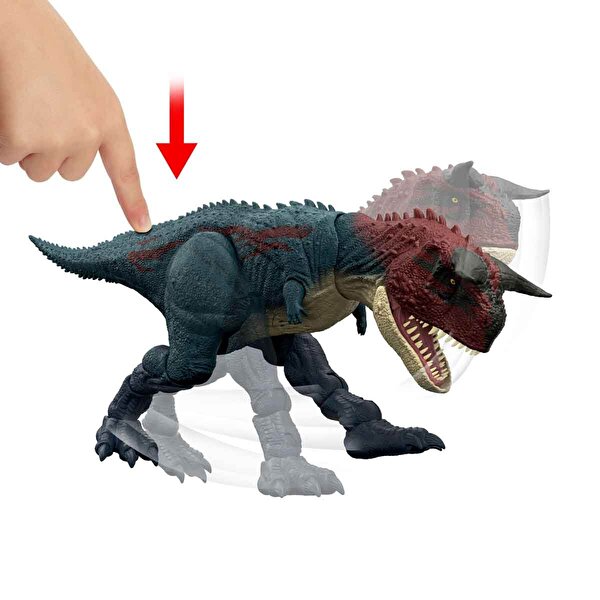 Koşan ve Kükreyen Jurassic World Carnotaurus Dinozor Aksiyon Figürü JKG85