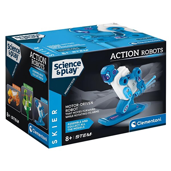 Clementoni Robotik Laboratuvar Action Robot Skier