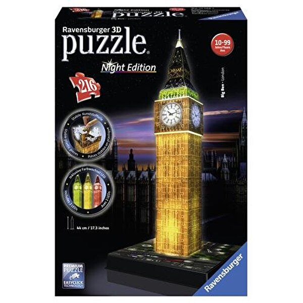 Ravensburger Işıklı 3D Big Ben Night Puzzle