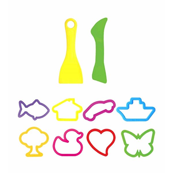 Lets Oyun Hamuru Kalıpları 10 Parça