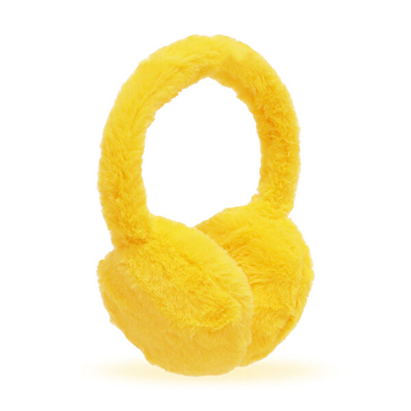 Peluş Kulaklık Sarı