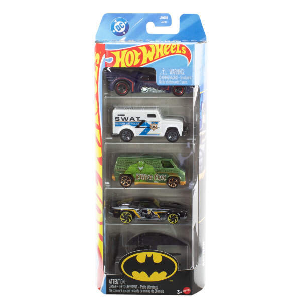 Hot Wheels Beşli Araba Seti BATMAN JKG08