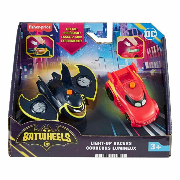 Fisher Price Batwheels Işıklı Yarışçılar Redbird & Batwing 2’li Paket HML26