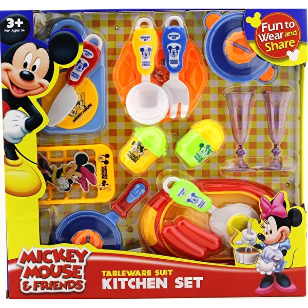 Mickey Mouse Mutfak Seti 16 Parça