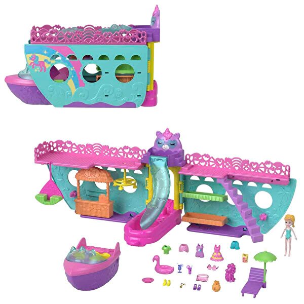 Polly Pocket Unicorn Dream Cruıse Oyun Seti HWP26