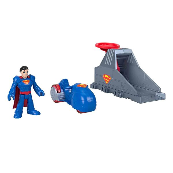 Imaginext DC Super Friends Aksiyon Figürü ve Fırlatma Seti Superman Launcher
