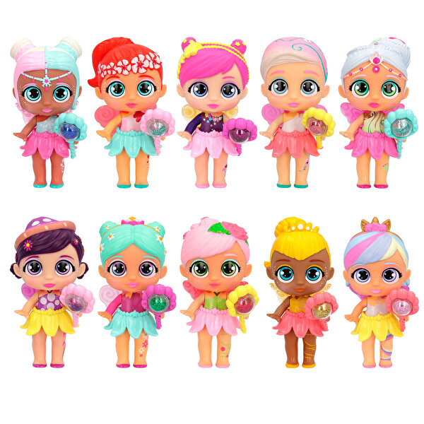 Bloopies Fairies Bebekler Mor