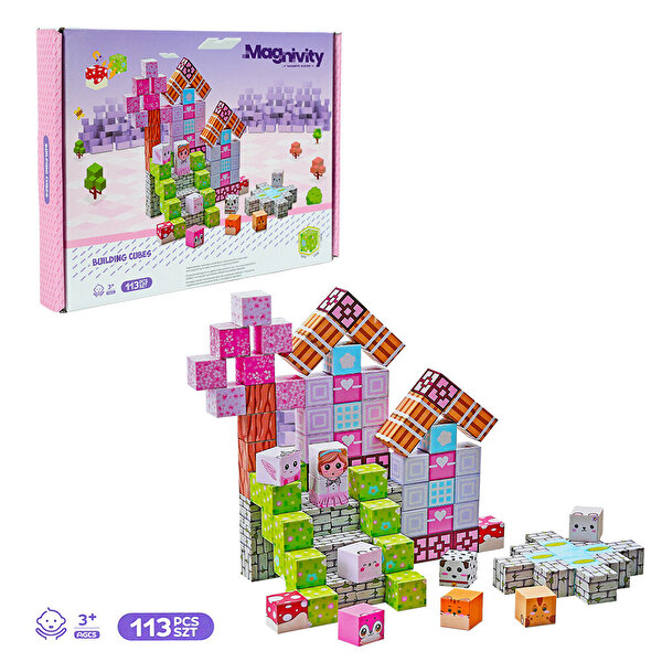 Prenses Temalı Manyetik Bloklar 113 Parça