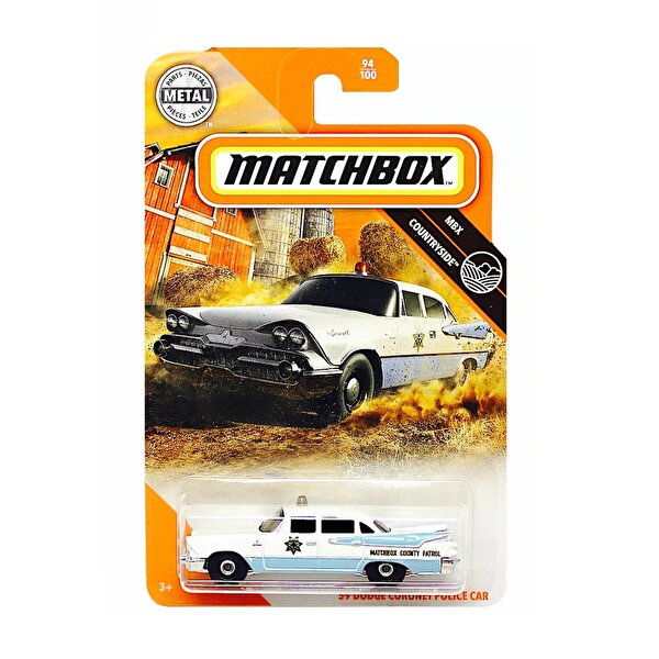 Matchbox Tekli Arabalar 59 Dodge Coronet Police Car GKM48