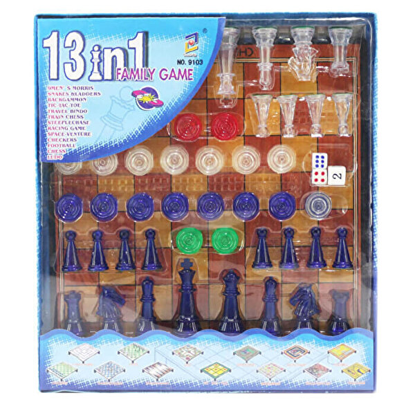 13 Oyun Bir Arada Mıknatıslı Oyun Seti