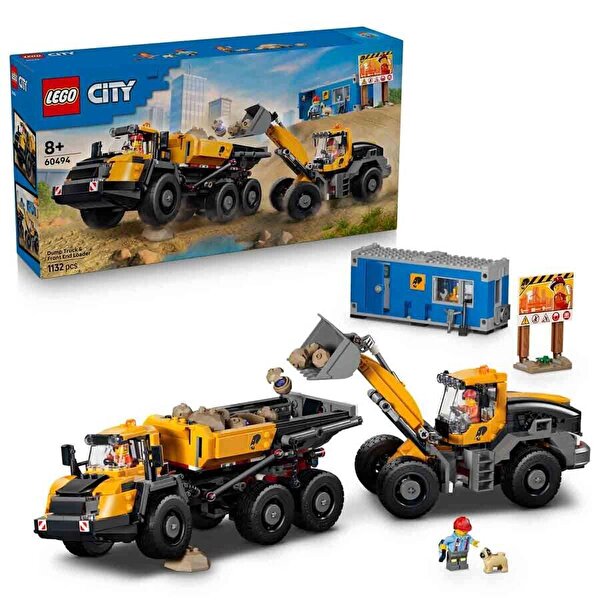 LEGO City Damperli Kamyon ve Ön Yükleyici 60494