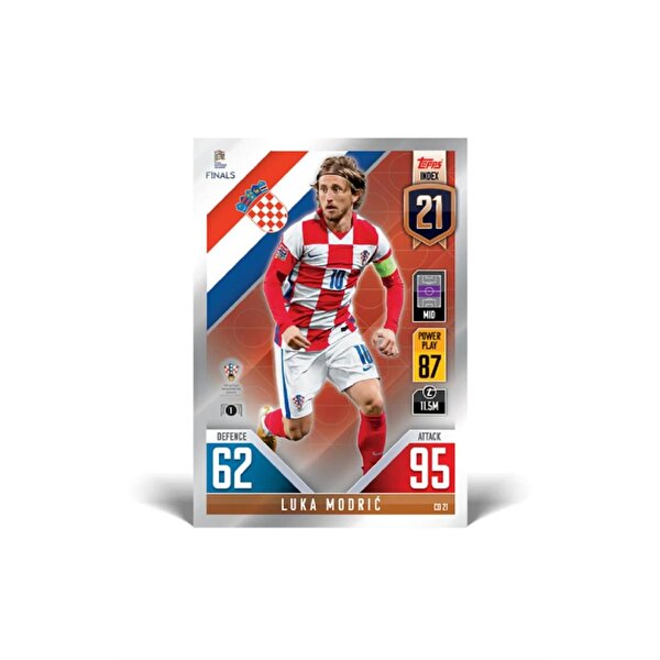 UEFA 2022 Uluslar Ligi Final Yolu Match Attax Kart Paketi