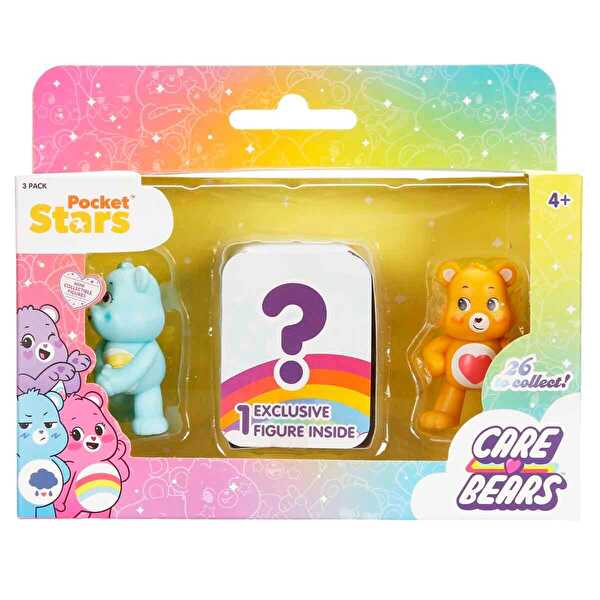 Care Bears 3’lü Mini Figür Seti Wish Bear ve Tenderheart Bear
