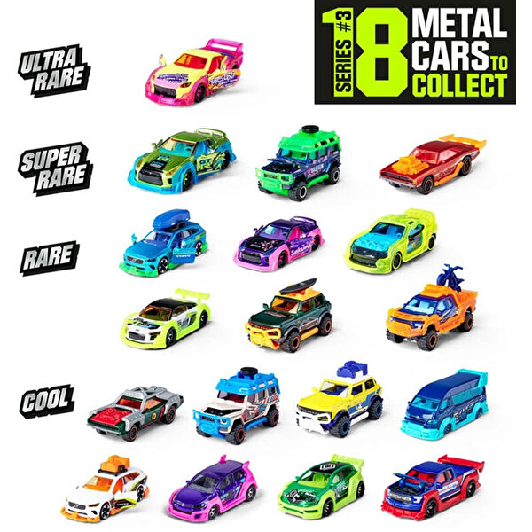 Majorette Tune Up's 3'lü Neon Araba Seti