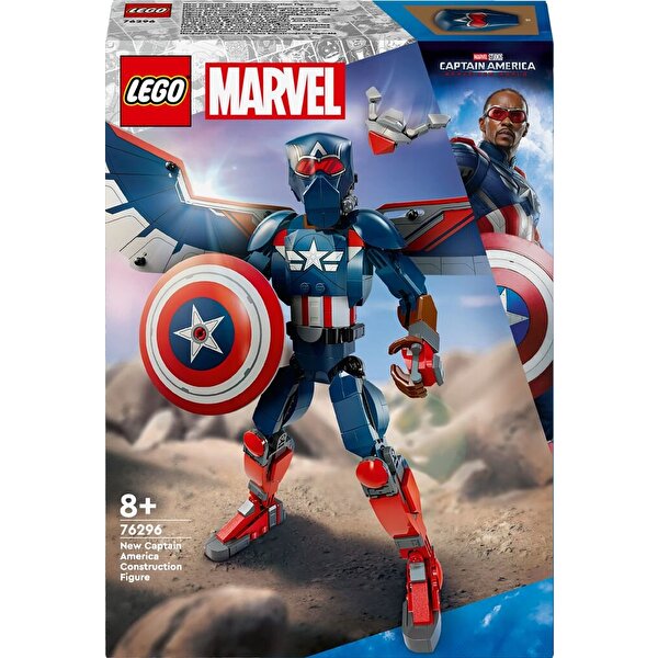 LEGO Marvel Yeni Kaptan Amerika Yapım Figürü 76296