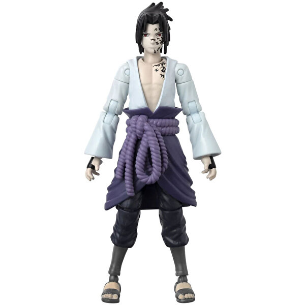 Naruto Anime Sasuke Uchiha 4 Büyük Ninja Savaşı Figürü 16 cm