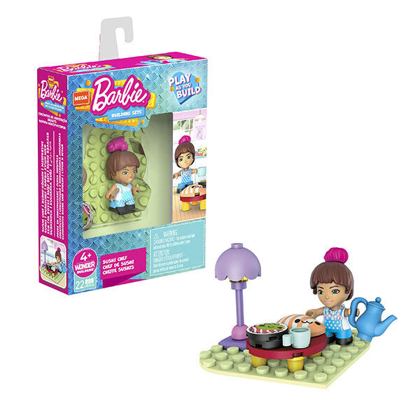 Mega Barbie Mini Figürler Serisi Sushi Şefi GWR26