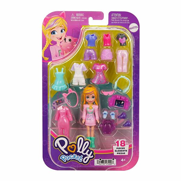 Polly Pocket Farklı Kombin Eğlencesi Oyun Setleri HRD60