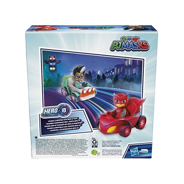 Pijamaskeliler Kahramanlar Kötülere Karşı İkili Yarış Seti Owlette ve Romeo F2842