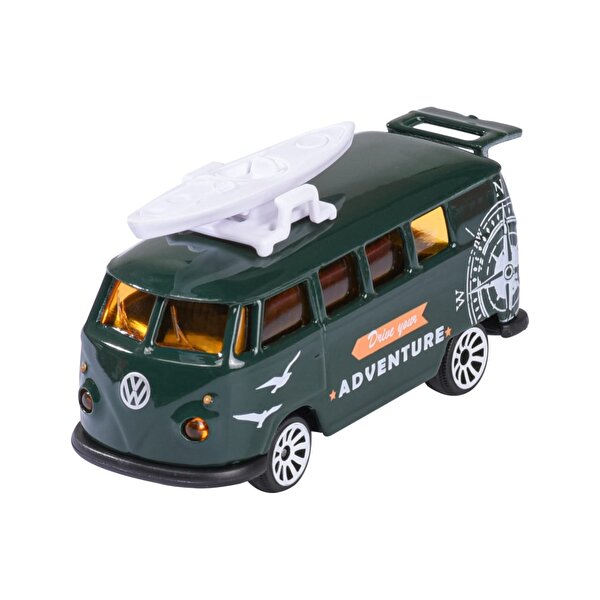 Majorette Volkswagen Premium Araba Volkswagen T1 Koyu Yeşil