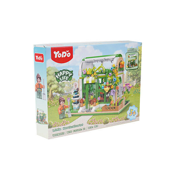 Mega Blok Çiçek Bahçe Tasarımı 463 Parça