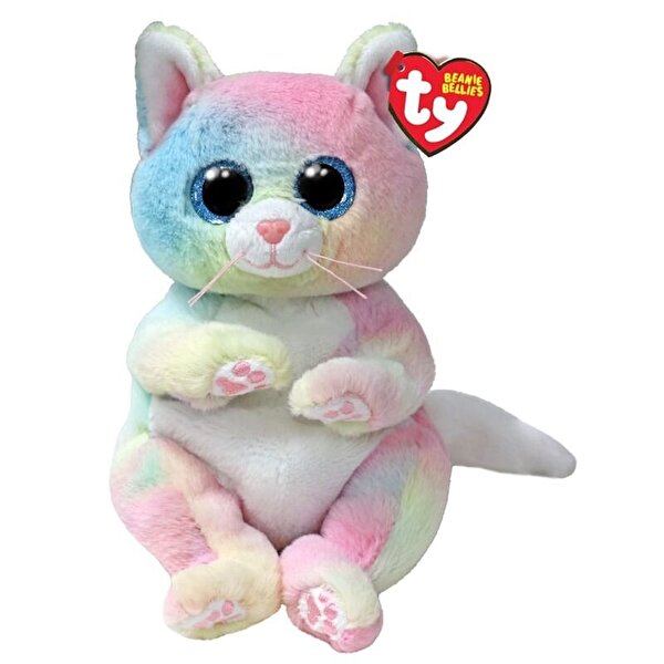 TY Beanie Jenni Rainbow Cat 20 Cm
