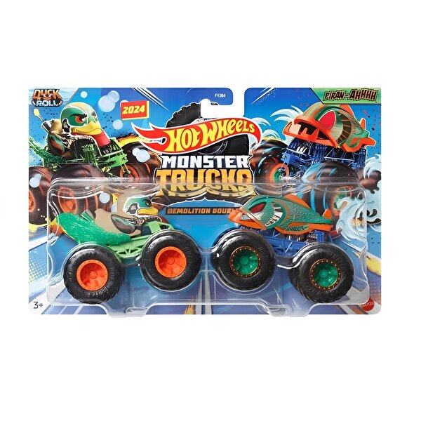 Hot Wheels Monster Trucks Güçlü İkili 1:64 Arabalar Duck N' Roll HWN54