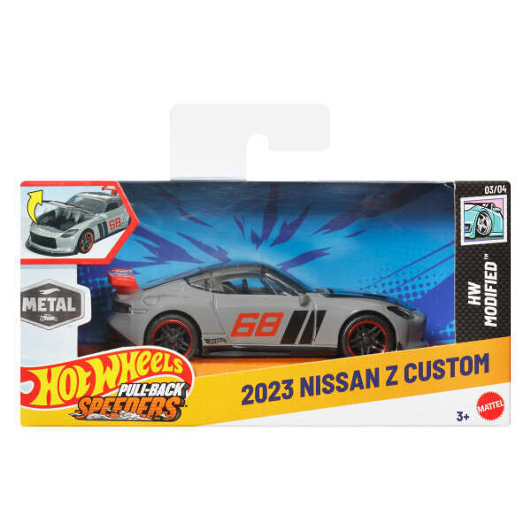 Hot Wheels Pull-Back Speeders 1:43 Arabalar 2023 Nissan Z Custom JCM08