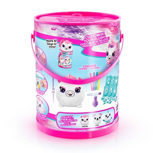 Airbrush Plush Sürpriz Squishy Paint Bucket Unicorn