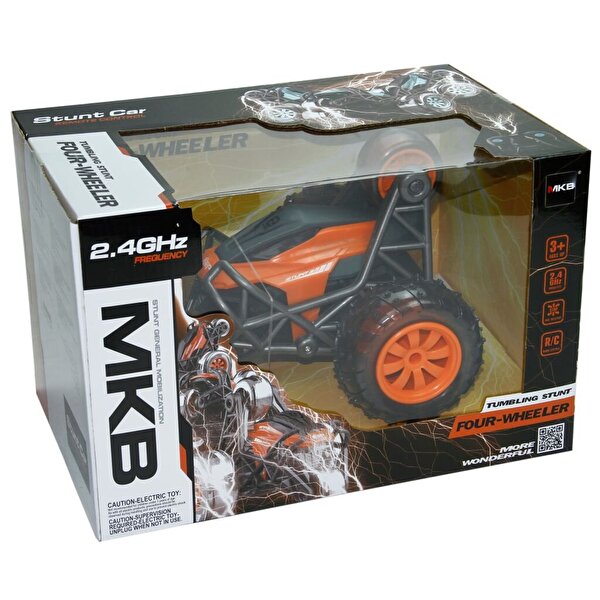 Uzaktan Kumandalı Full Fonksiyon Four Wheeler Akrobat Araba Turuncu