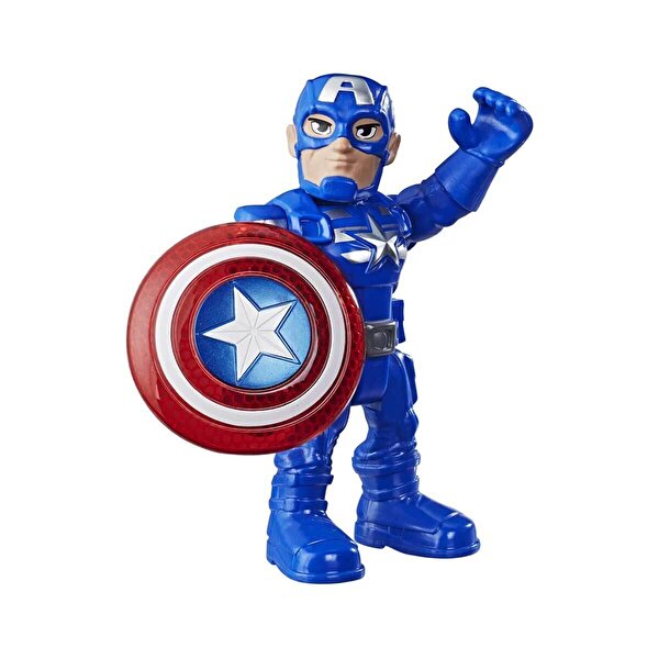 Marvel Super Hero Adventures Mega Mini Figür Kaptan Amerika E7927