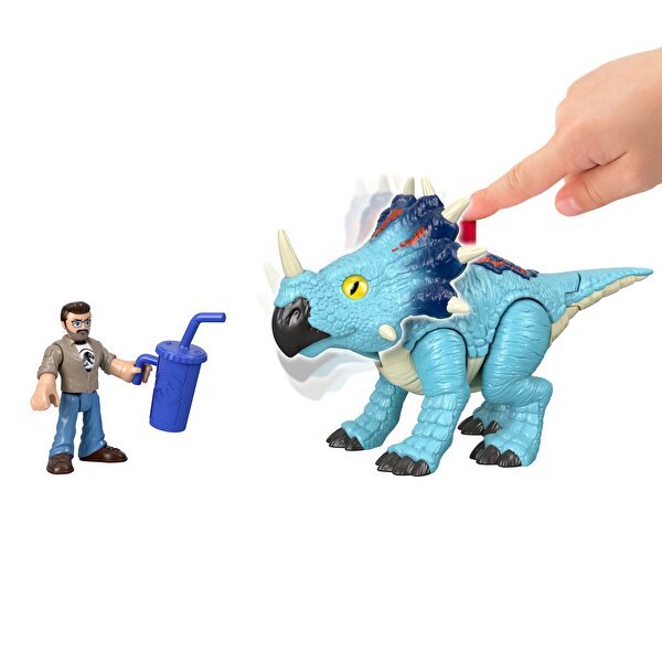Imaginext Jurassic World Araçlar Pachyrhinosaurus & Lovary GMR17