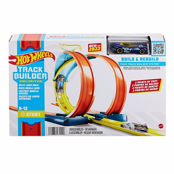 Hot Wheels Track Builder Tasarla ve Yeniden Oluştur Serisi Split Loop Pack HDX77