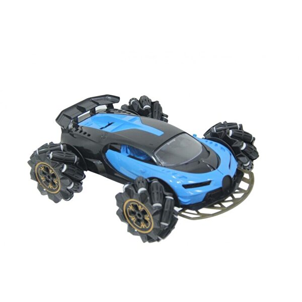Şarjlı 6 Fonksiyonlu Bugatti Uzaktan Kumandalı 4G Araç Mavi