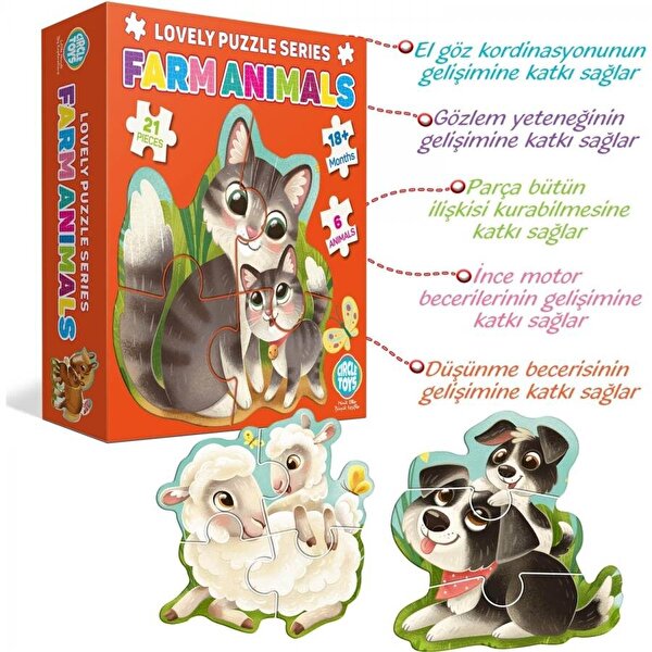 Lovely Puzzle Çiftlik Hayvanları